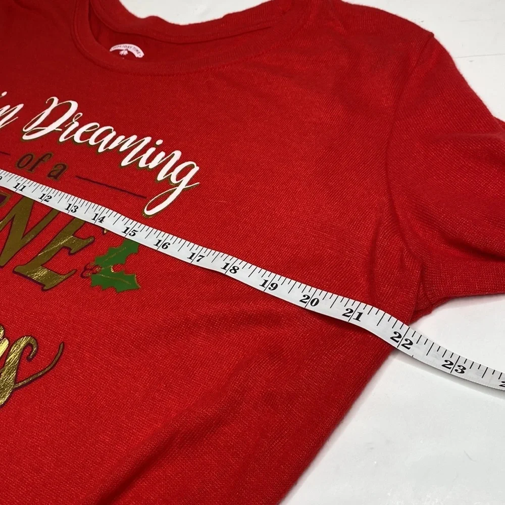 Holiday Time Red Long Sleeve Sweater size L